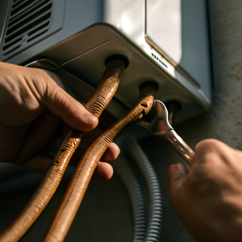 a klíma beszerelési folyamat bemutatása