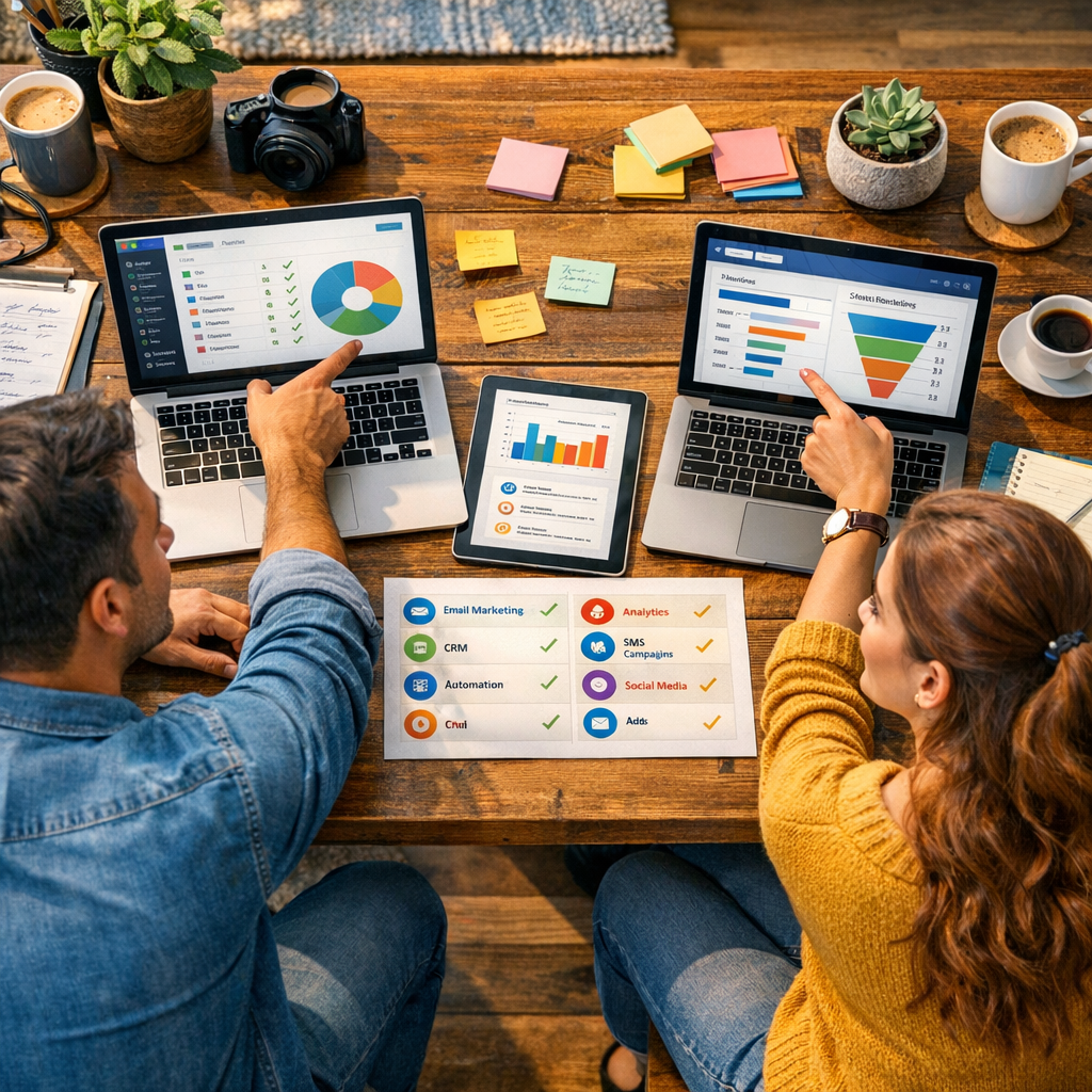 comparison of AI lead generation platforms with features and benefits