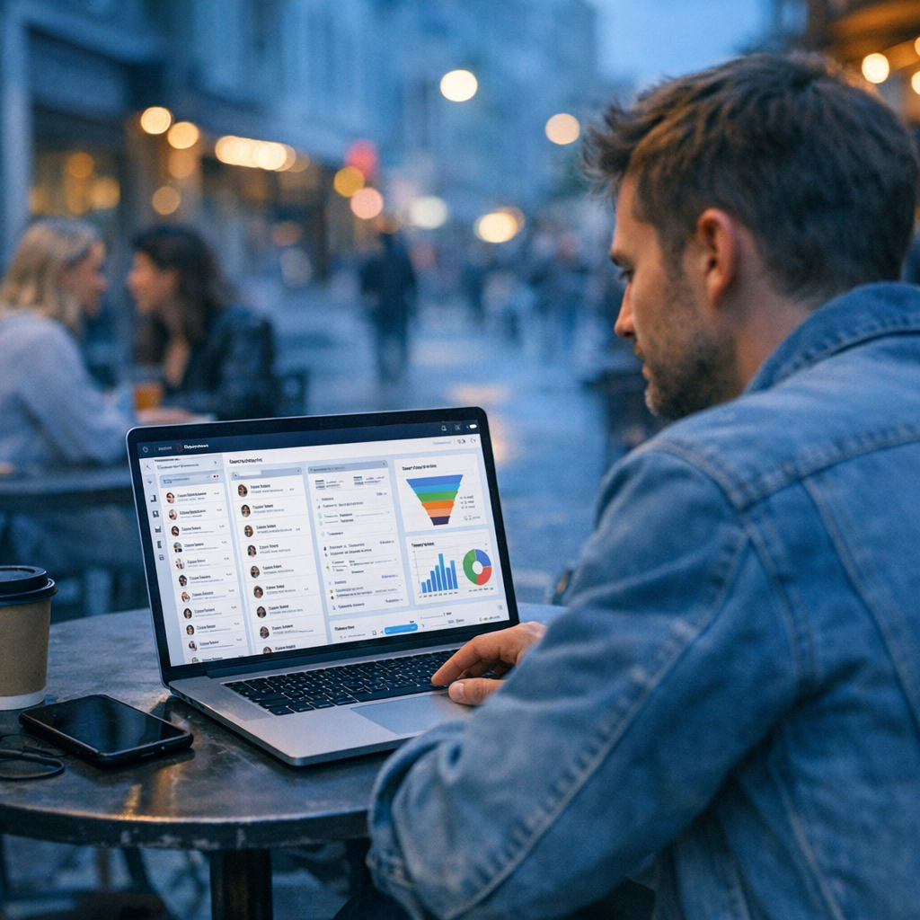 Apollo.io dashboard showcasing lead generation tools